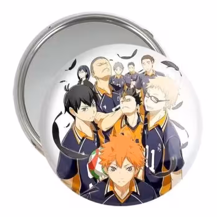 آینه جیبی خندالو مدل انیمه آبشار سرنوشت هایکیو کاگیاما کد 10089