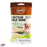 تشویقی سگ گناولز مدل CALIUM MILK BONE4 وزن 90 گرم بسته 4 عددی