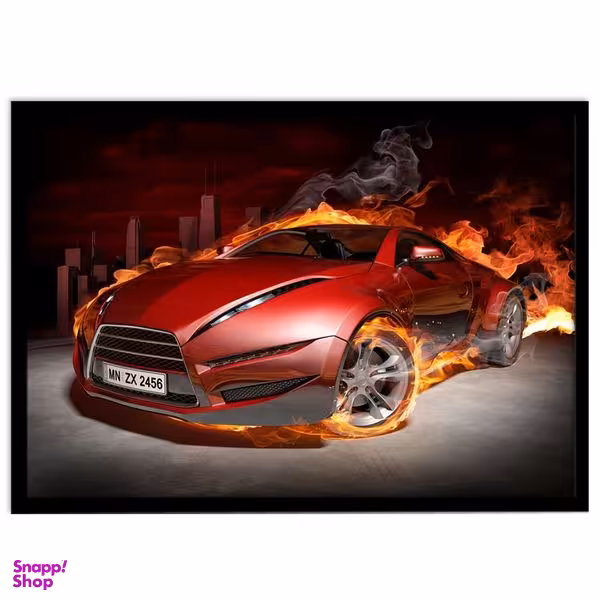 تابلو نوری بکلیت طرح اتومبیل ماشین اسپرت مدل B-S1577