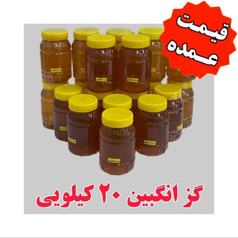 عسل گزانگبین عمده (20 کیلو در ظرف یک کیلویی)