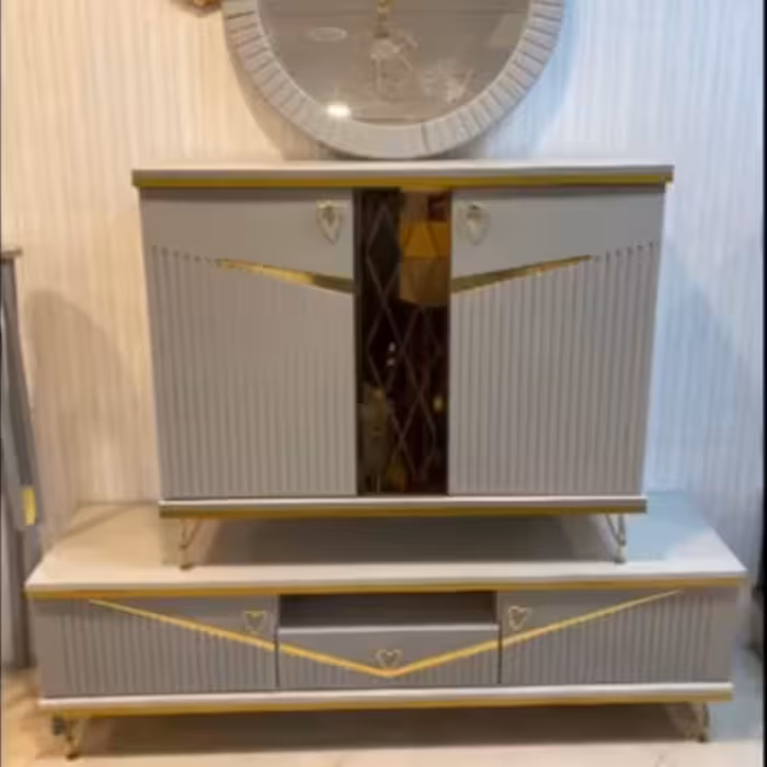 کنسول اینه میز تلویزیون ست هم فقط 4500 با بهترین کیفیت وجنس کد 1285858743