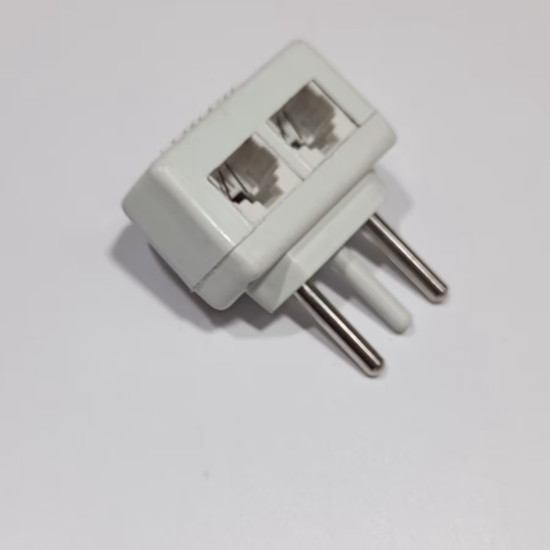 دوشاخه (سه شاخه ) تلفنی دو سوکته مخصوص استفاده از یک خط تلفن