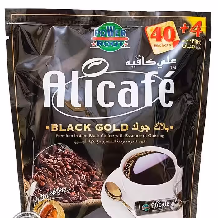 علی کافه بلک گلد اصل  عمده 20 بسته 40تایی.        
