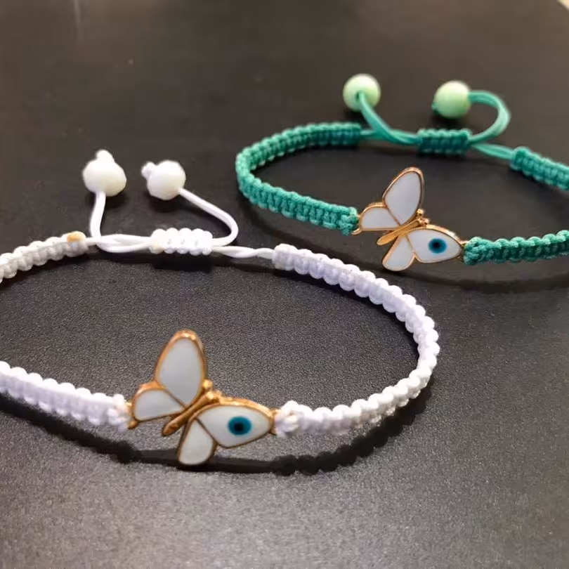 دستبند پروانه ای چشم و نظر