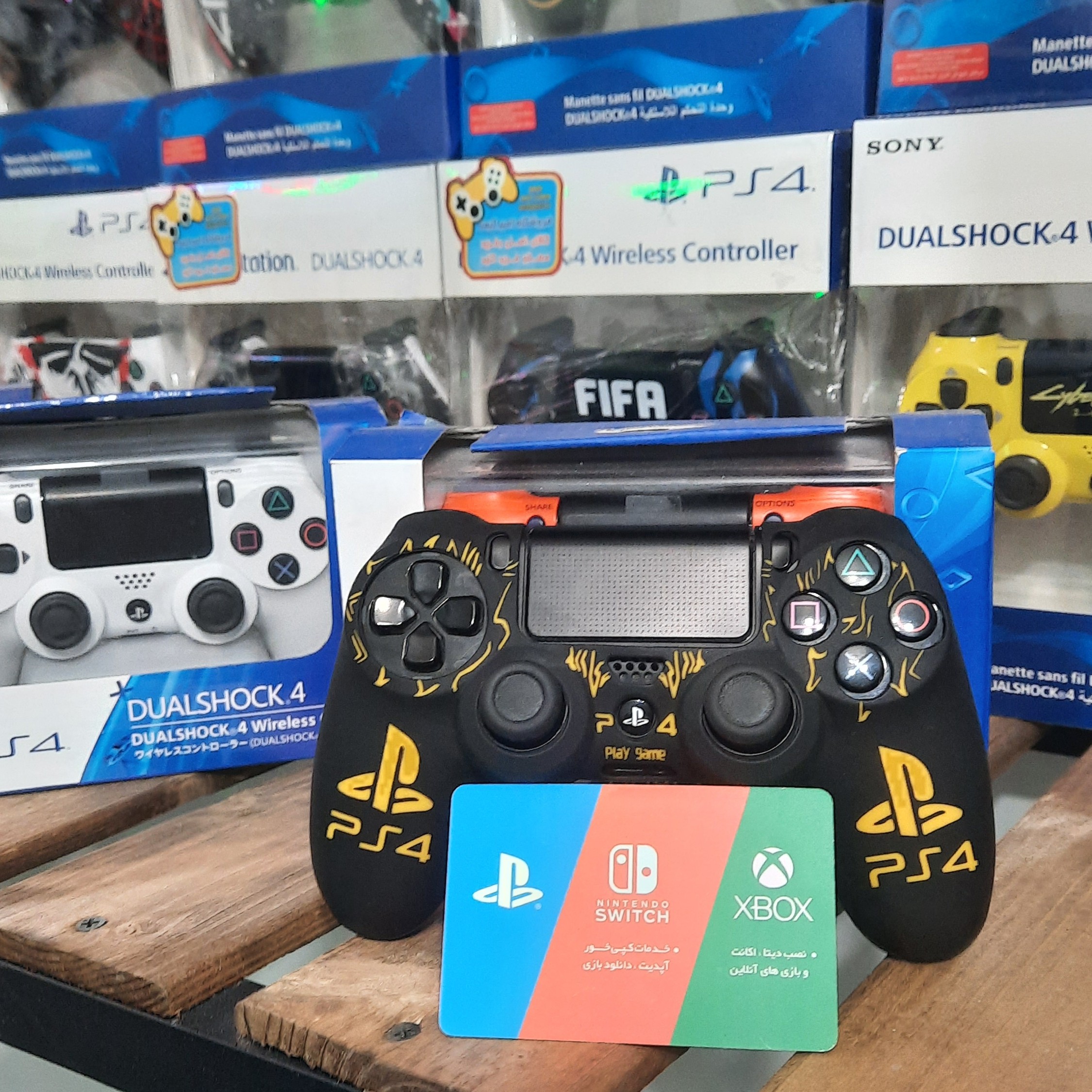 کاور دسته سیلیکونی ps4طرحps4