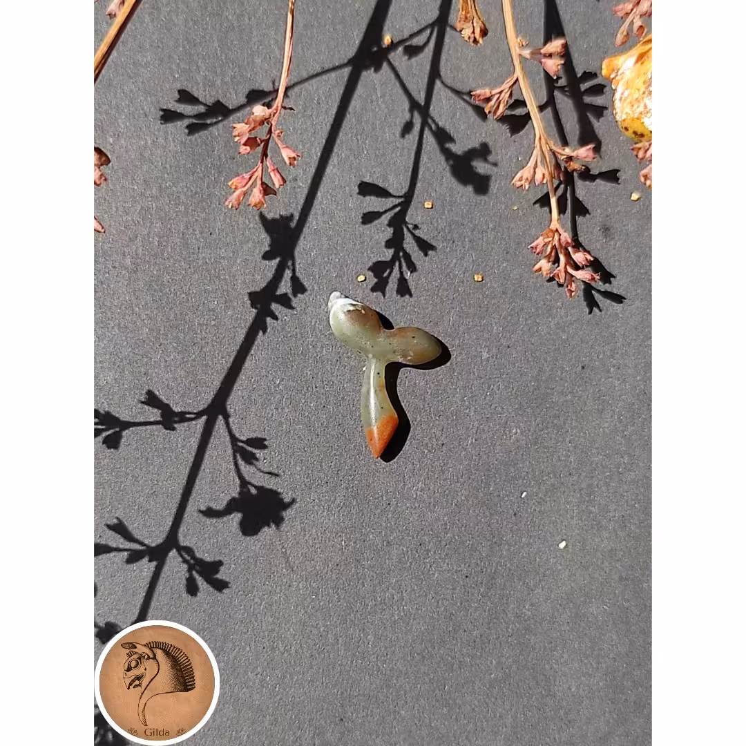 نگین برگ عقیق سبز 