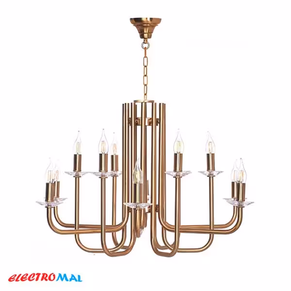 لوستر سقفی مدل لومینا 10 شعله