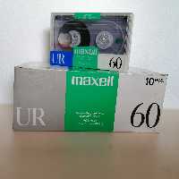 نوار کاست مکسل maxell شصت 60 دقیقه سبز هایپر گلسا 