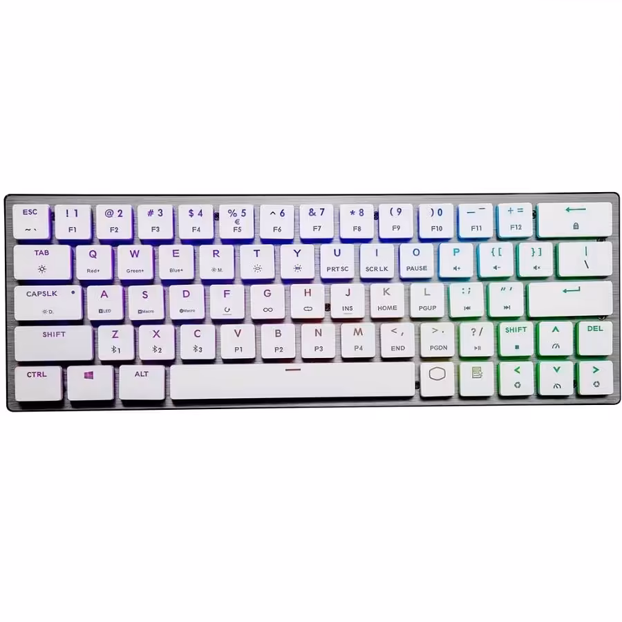 کیبورد گیمینگ بی سیم کولرمستر مدل SK621 White