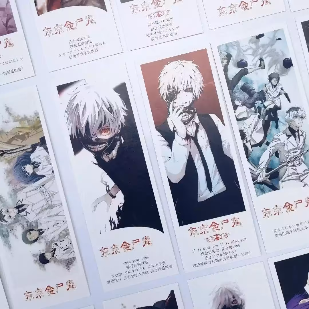 بوکمارک توکیو غول Tokyo ghoul وارداتی از چین. انیمه اوتاکو ژاپن