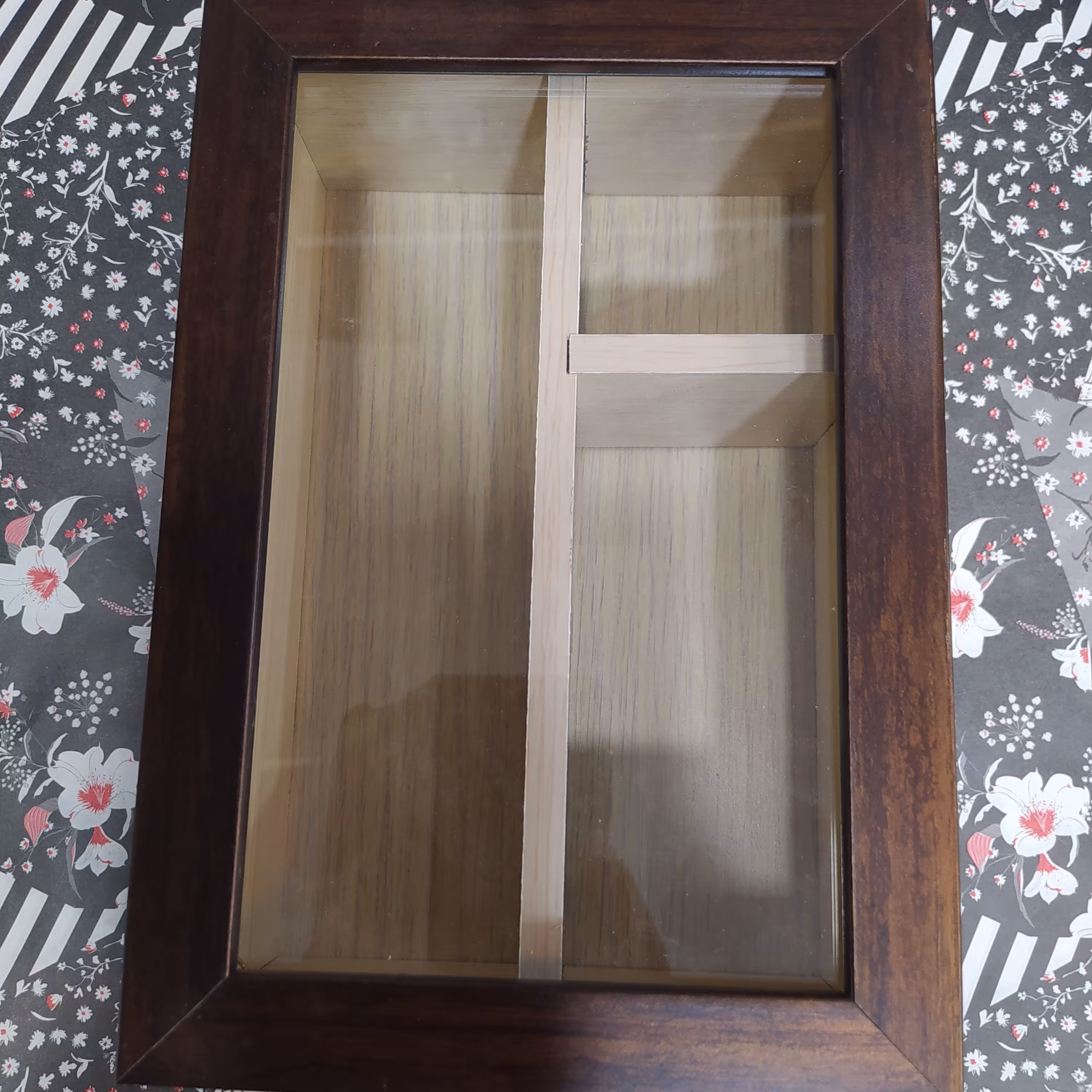 جعبه پذیرایی چوبی (تیبگ)3خانه روکش دار مستطیل درجه یک به همراه ارسال رایگان 