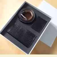 ست کیف پول کمربند جاکارتی تمام چرم گاوی دارای بسته بندی بسیار 