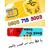 سیم کارت اعتباری ایرانسل 09057153003