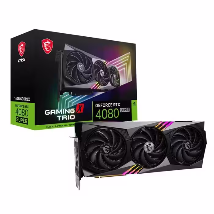 کارت گرافیک ام اس ای GeForce RTX 4080 Super Gaming X Trio حافظه 16 گیگابایت