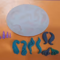 قالب سیلیکونی موهای قرینه  