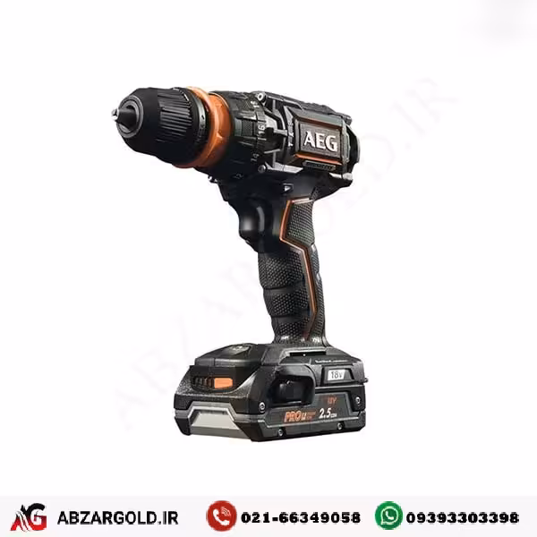 دریل و پیچ گوشتی شارژی  18 ولت لیتیوم آاگ مدل BSB18CBLLE-252