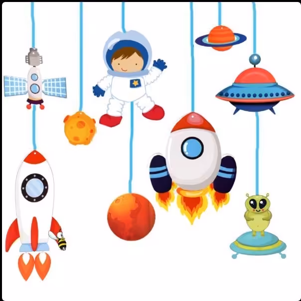 ریسه فضانورد - آویز فضانورد - ریسه آویزی فضانورد 