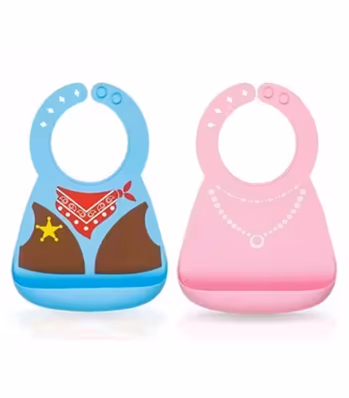 پیشبند سیلیکونی 3D نوبی Nuby 3D Silicone Bib