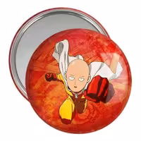 آینه جیبی خندالو مدل سایتاما انیمه مرد تک مشتی One Punch Man کد 10522