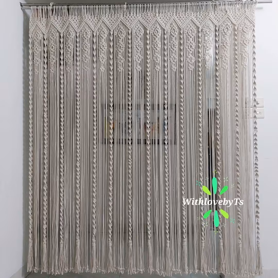 پرده مکرومه 