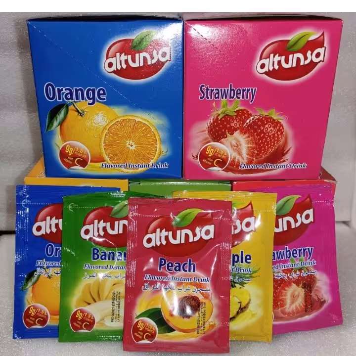 پودر شربت تک نفره التونسا 24عددی محصول کشور ترکیه 