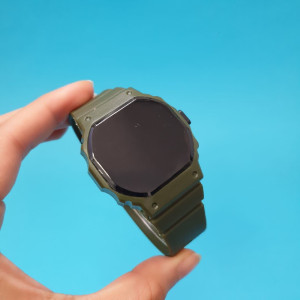 LED ساعت ال ای دی دخترانه و پسرانه سبز یشمی