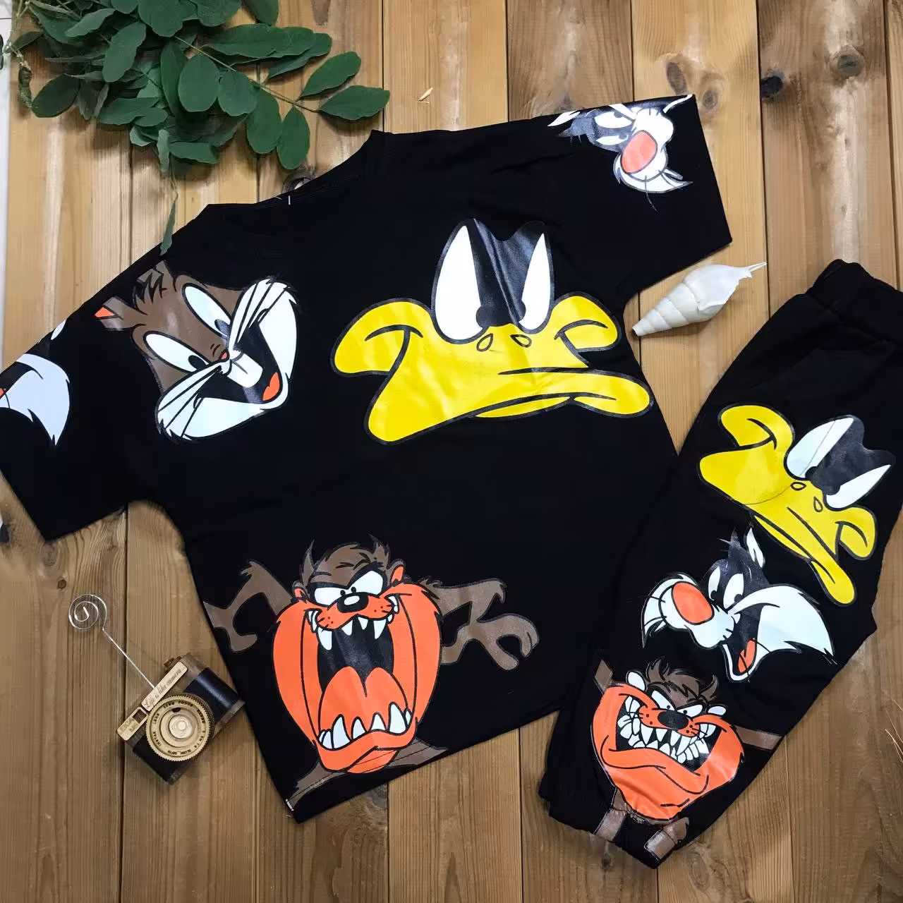 تیشرت شلوارک لش استایل duck 