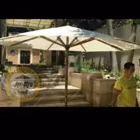 چتر باغی سایه بان چوبی قطر سه متری پایه وسط ارسال پس کرایه 