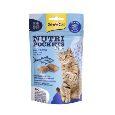 اسنک نوتری پاکت جیم کت با ماهی تن Nutri Pockets FISH with Tuna (60 گرم)