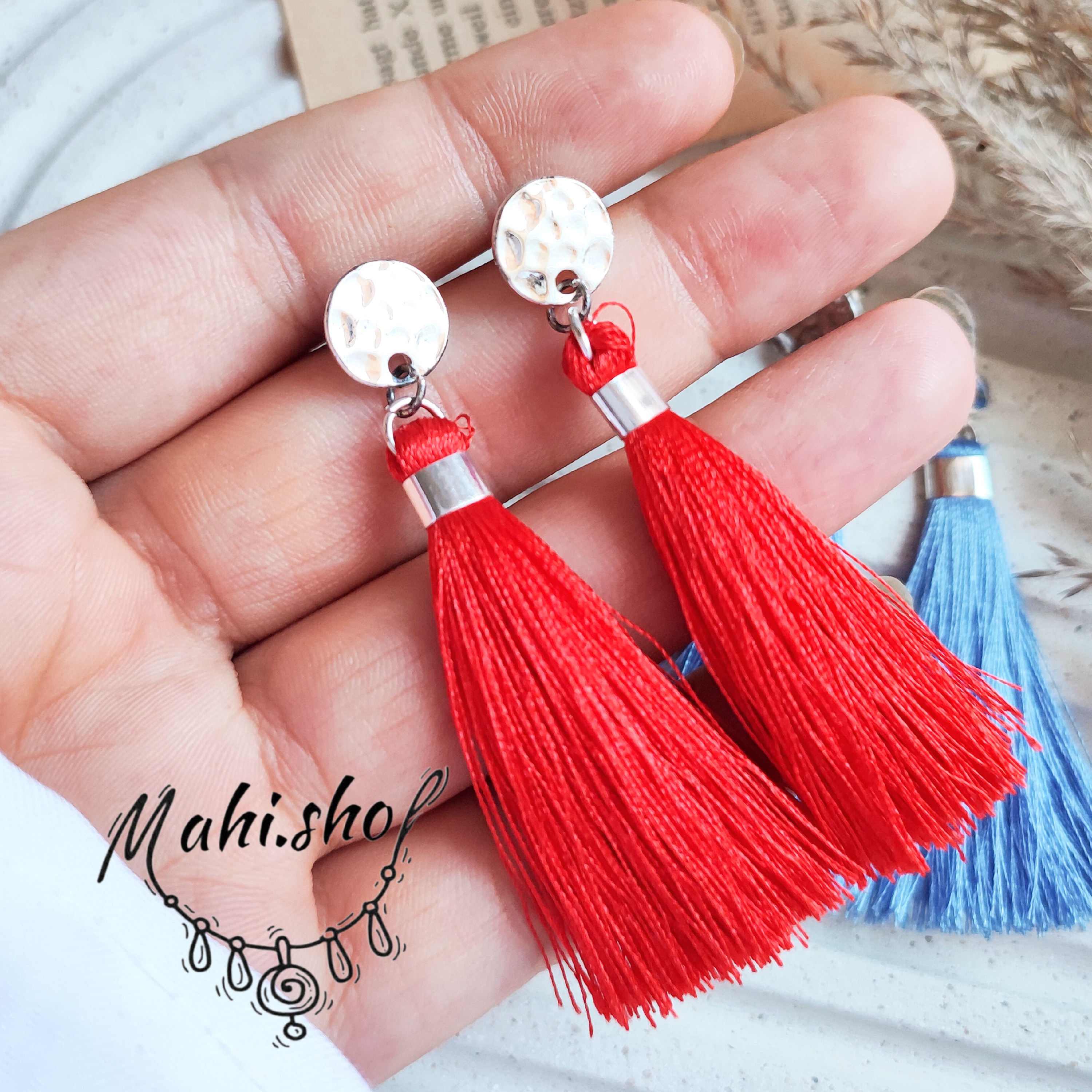 گوشواره منگوله ای 