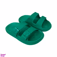 دمپایی سگکی زنانه و مردانه مدل کاسپین رنگ سبز