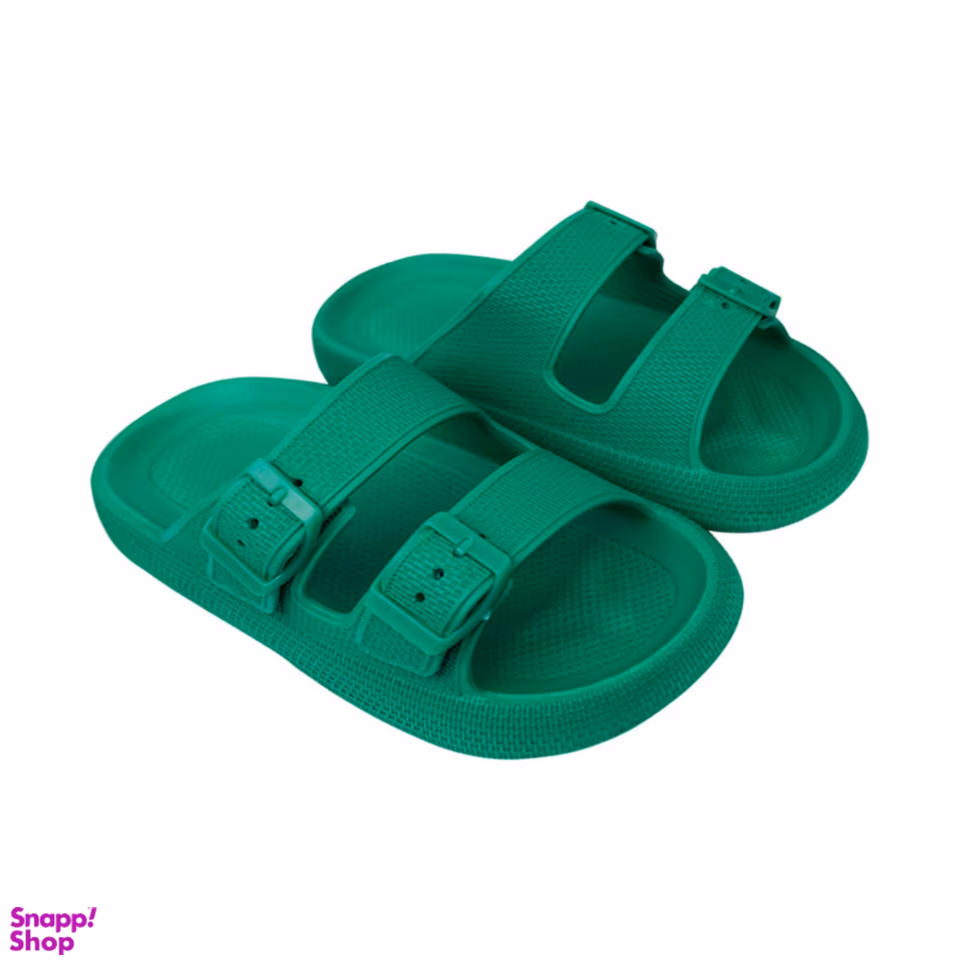 دمپایی سگکی زنانه و مردانه مدل کاسپین رنگ سبز