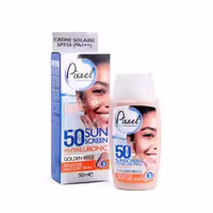 کرم ضد آفتاب بژ طبیعی پیکسل مناسب پوست خشک SPF50 حجم 50 میلی‌لیتر