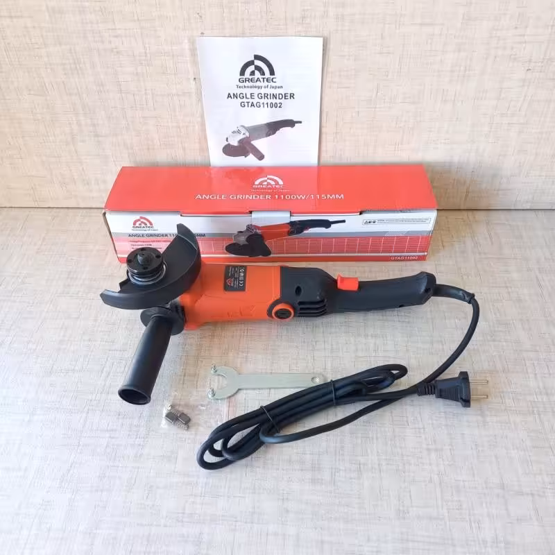 مینی فرز دسته بلند GREATEC مدل گریتک دیمر دار قدرت 1100 وات تکنولوژی ژاپن بهمراه 6 ماه گارانتی 