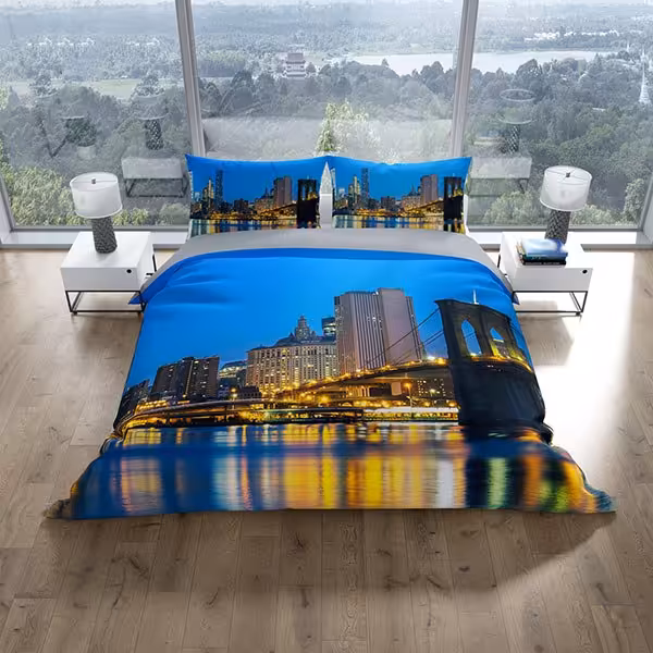 سرویس خواب کد A059 یکنفره 4 تیکه میکرو(چاپ دیجیتال)