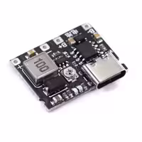 ماژول شارژر باتری لیتیومی 1 آمپر TP4056 با ورودی USB TYPE-C مدل LX-LCBST | amazonchi