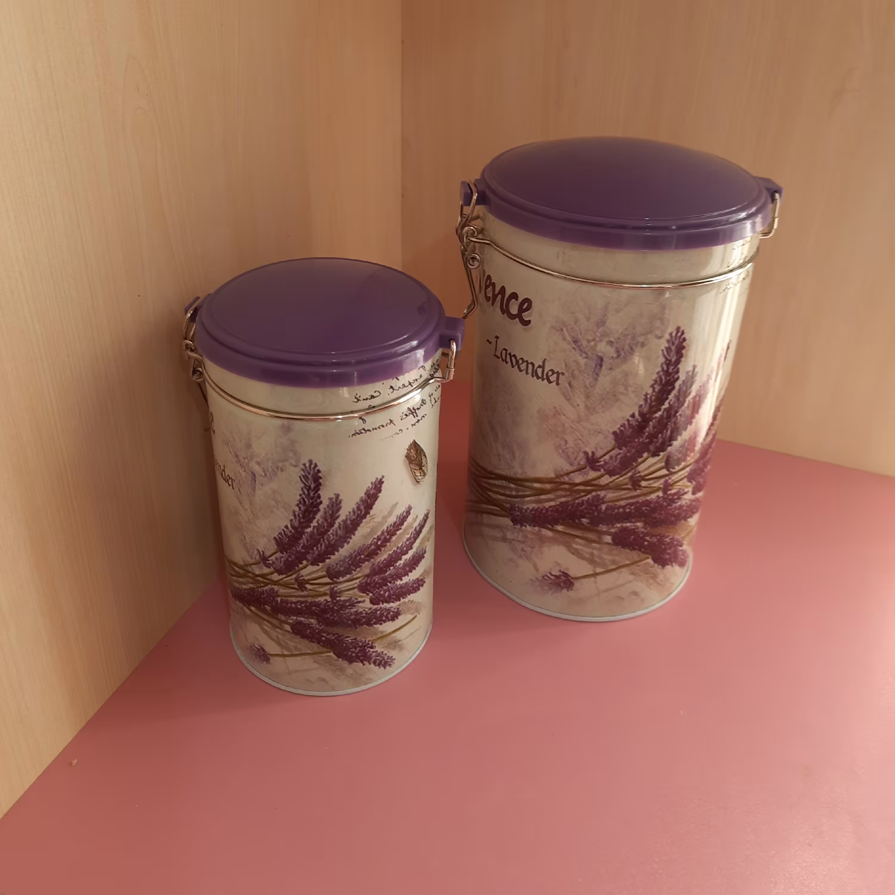 ست دوتایی قوطی فلزی جاادویه ای بانکه حبوبات