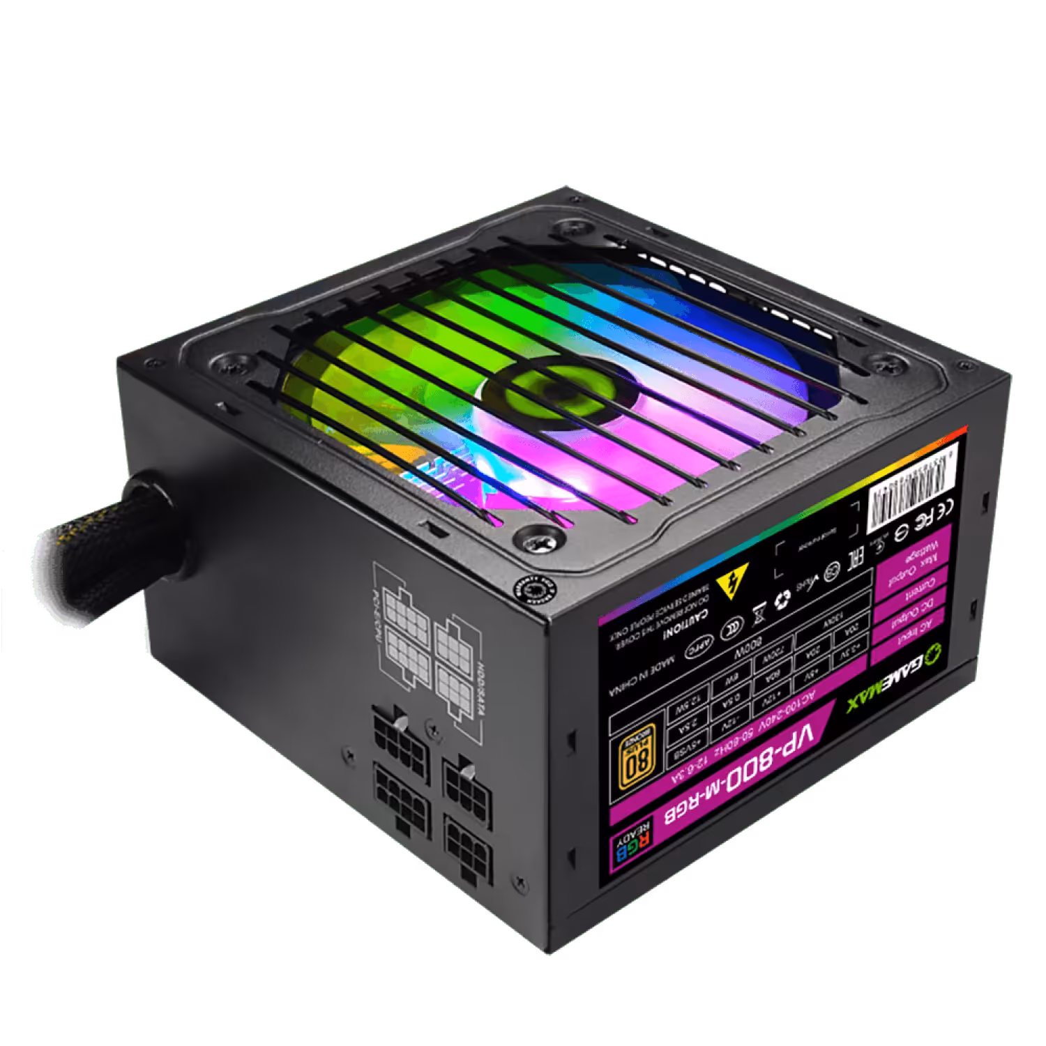 پاور GameMax VP-800-RGB-M