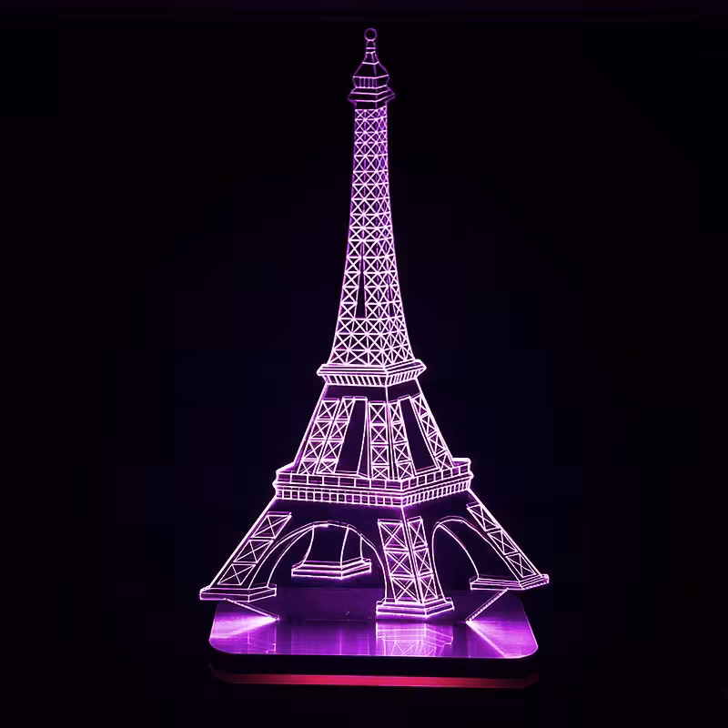 چراغ خواب طرح برج ایفل سان لیزر