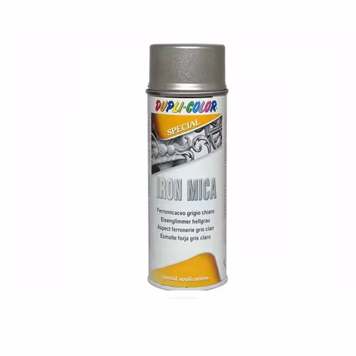 اسپری رنگ آهن خاکستری روشن دوپلی کالر مدل iron Mica حجم 400 میلی لیتر