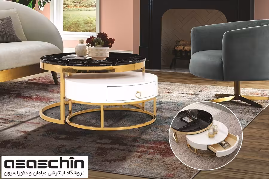 میز جلو مبلی و عسلی لارا