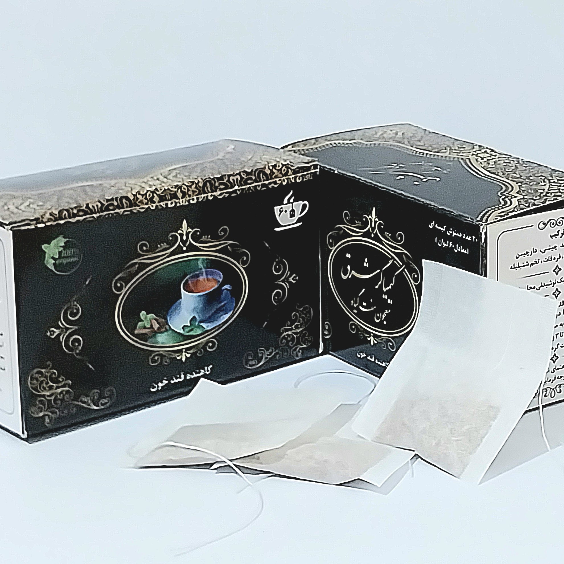 دم نوش دارچینی دیابت(سرد و گرم-20 تایی معادل60 لیوان)-جایگزین چای و قهوه