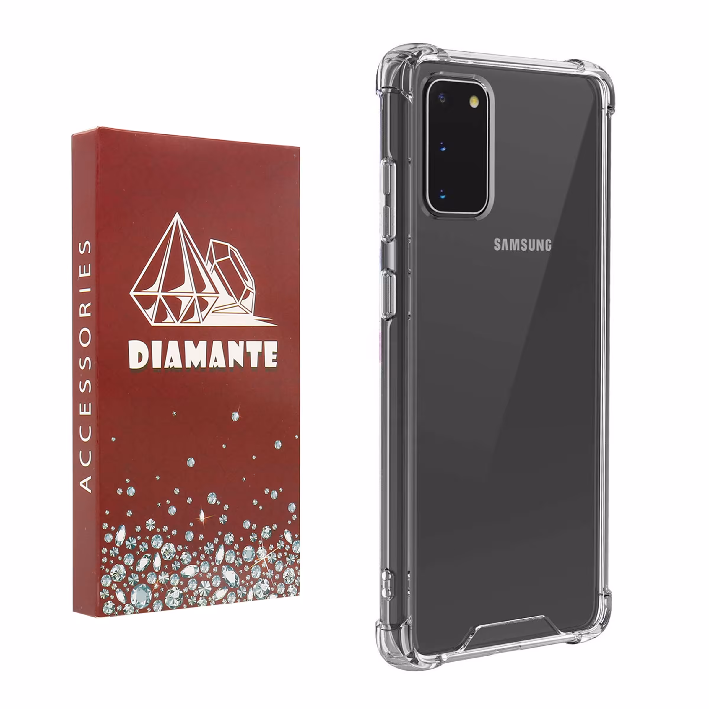 کاور مدل ژله ای بی رنگ مناسب برای گوشی سامسونگ s20