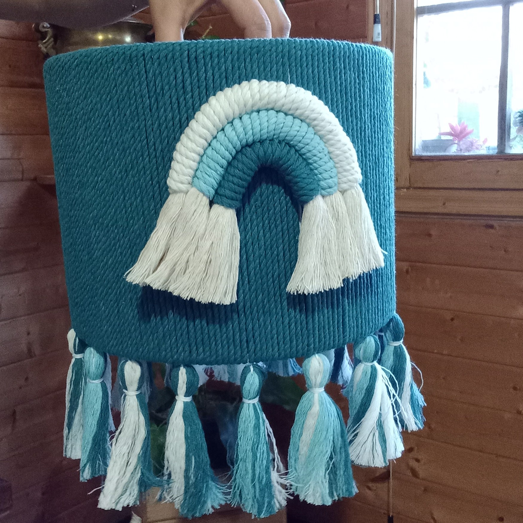 لوستر  مکرومه