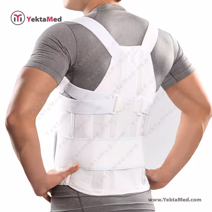 قوزبند کمربند طبی پل دار پاک سمن کد 042