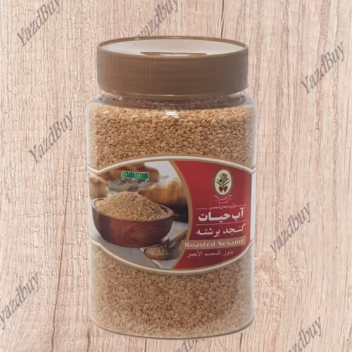 کنجد برشته مخصوص حاج حسین آب حیات (450 گرم)