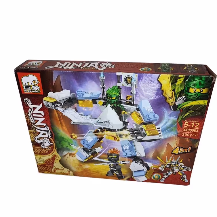 بازی آموزشی ساختنی و لگو ترنسفرمر برند نینجا 209 تکه