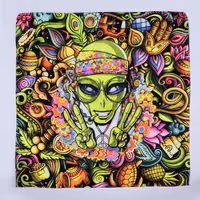 کد123 -دستمال سر  بلک لایت . باندانا بلک لایت  . دستمال سر مشکی . مینی اسکارف بلک لایت . 