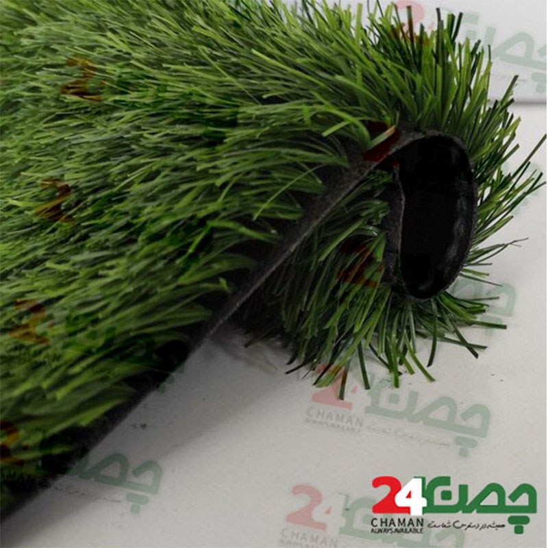 چمن مصنوعی 2رنگ ملانژ 25 میلیمتر 2 در23