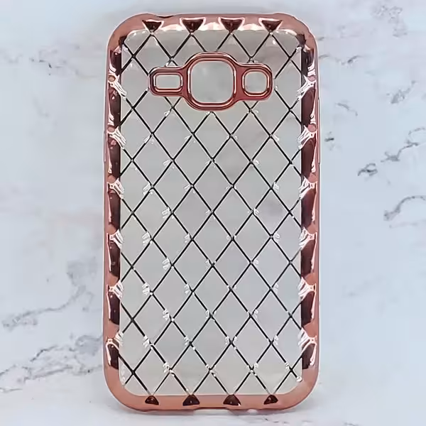 کاور ژله ای مدل شیشه ای رنگی مناسب برای گوشی موبایل سامسونگ Galaxy J1 2015 کد CBP-1303